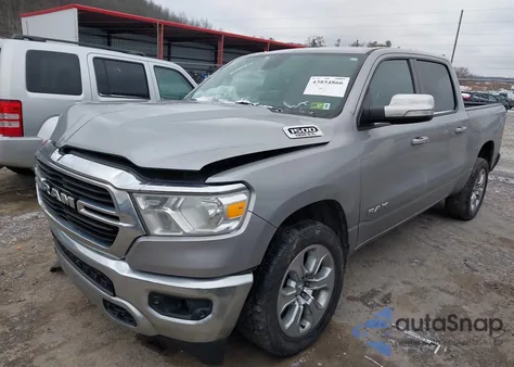 2021 Ram 1500 Big Horn из США, поврежденный, VIN 1C6SRFFT2MN504052